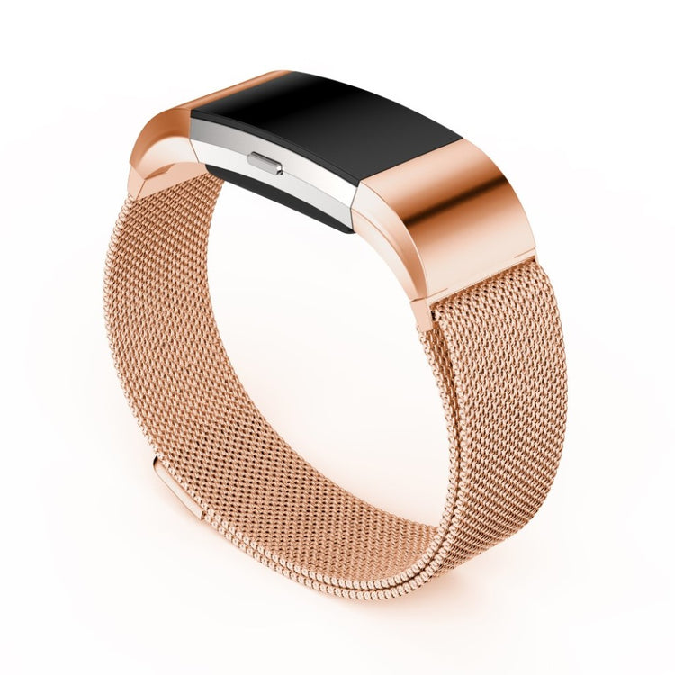 Kønt Fitbit Charge 2 Metal Rem - Størrelse: L - Pink#serie_3