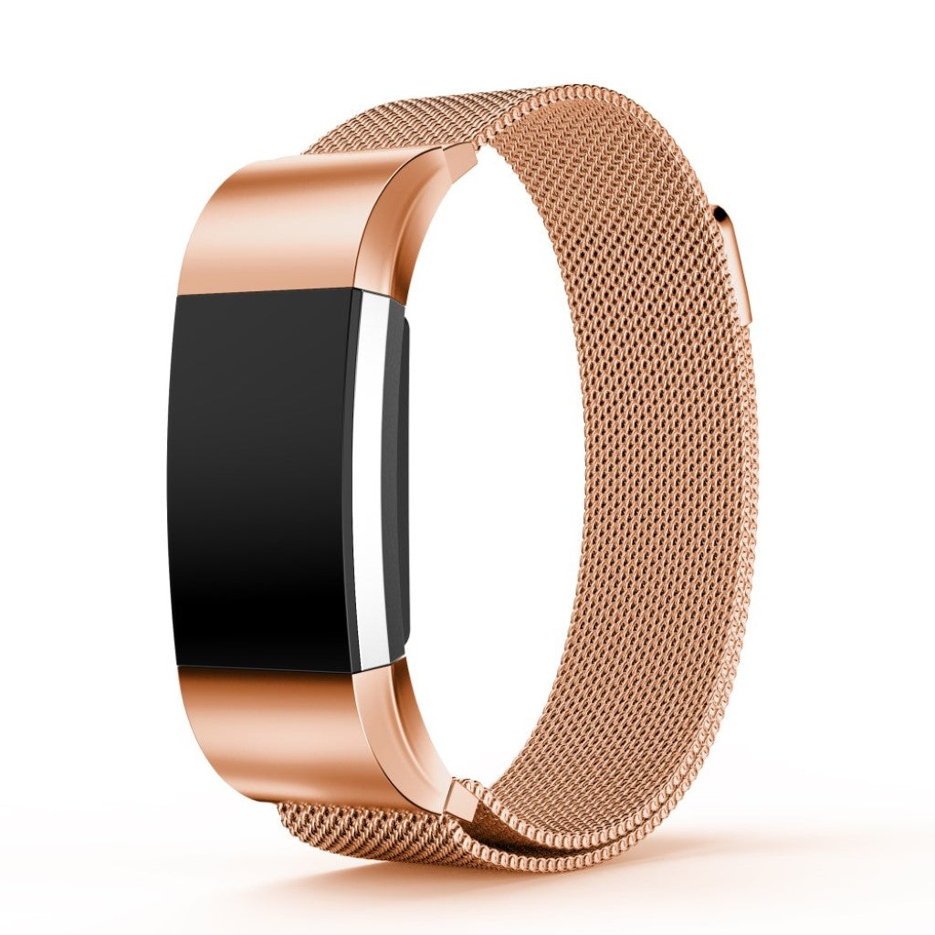 Kønt Fitbit Charge 2 Metal Rem - Størrelse: L - Pink#serie_4