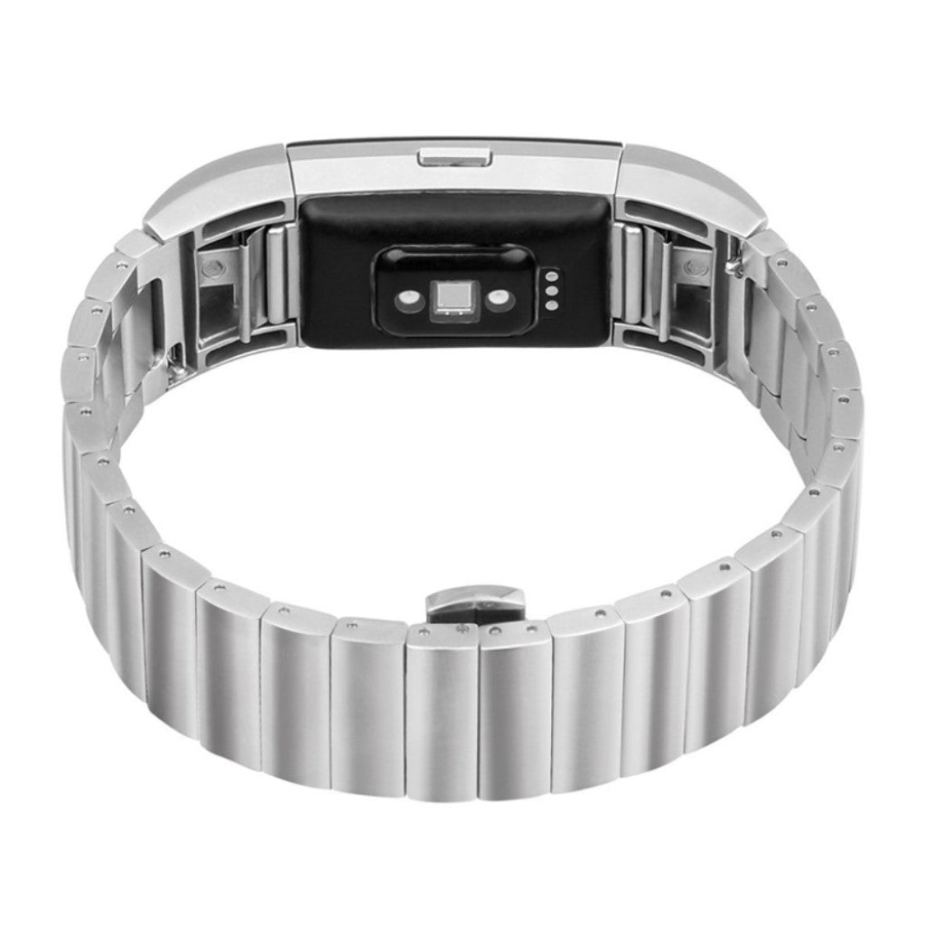 Helt vildt holdbart Fitbit Charge 2 Metal Rem - Sølv#serie_3