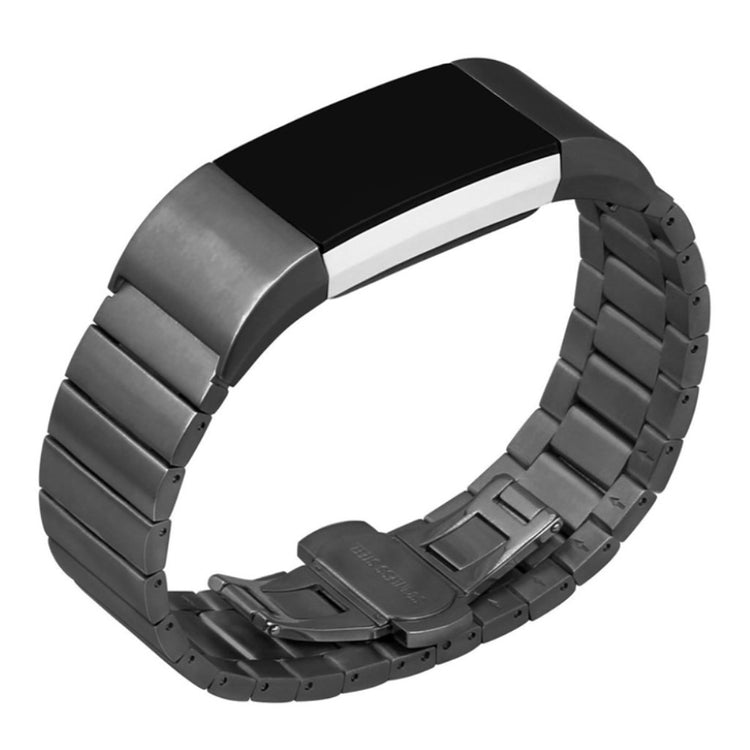 Helt vildt holdbart Fitbit Charge 2 Metal Rem - Sort#serie_4