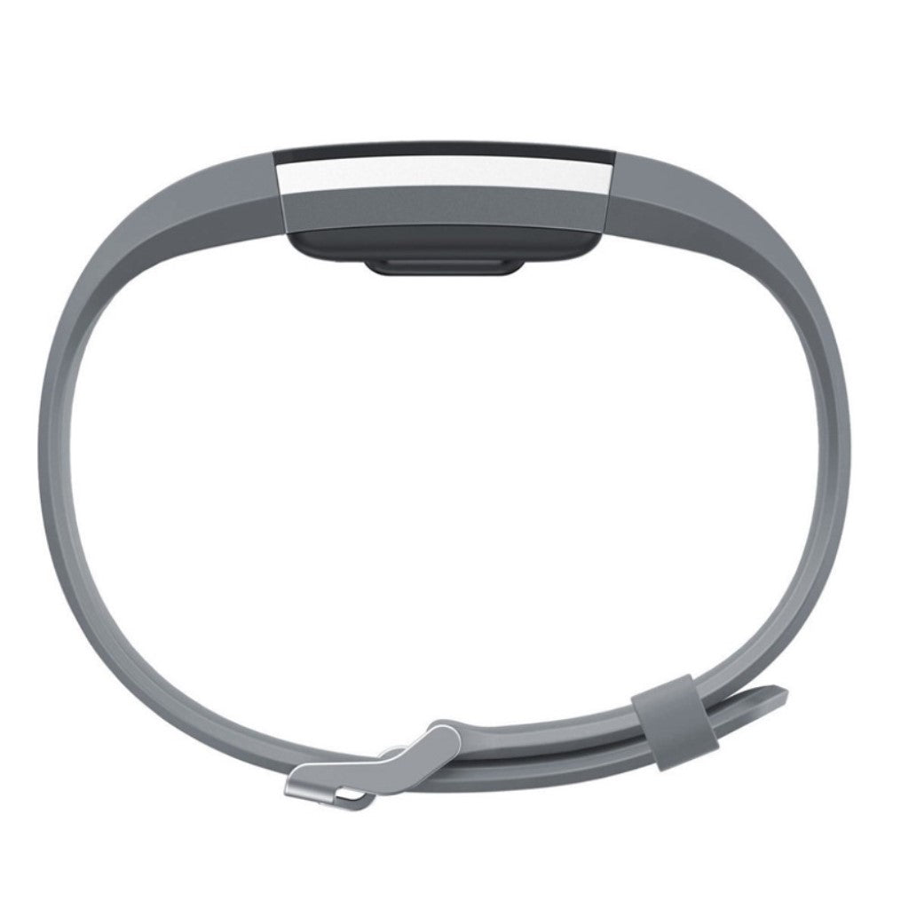 Mega cool Fitbit Charge 2 Silikone Rem - Sølv#serie_1