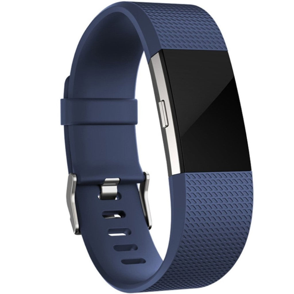 Mega cool Fitbit Charge 2 Silikone Rem - Blå#serie_4