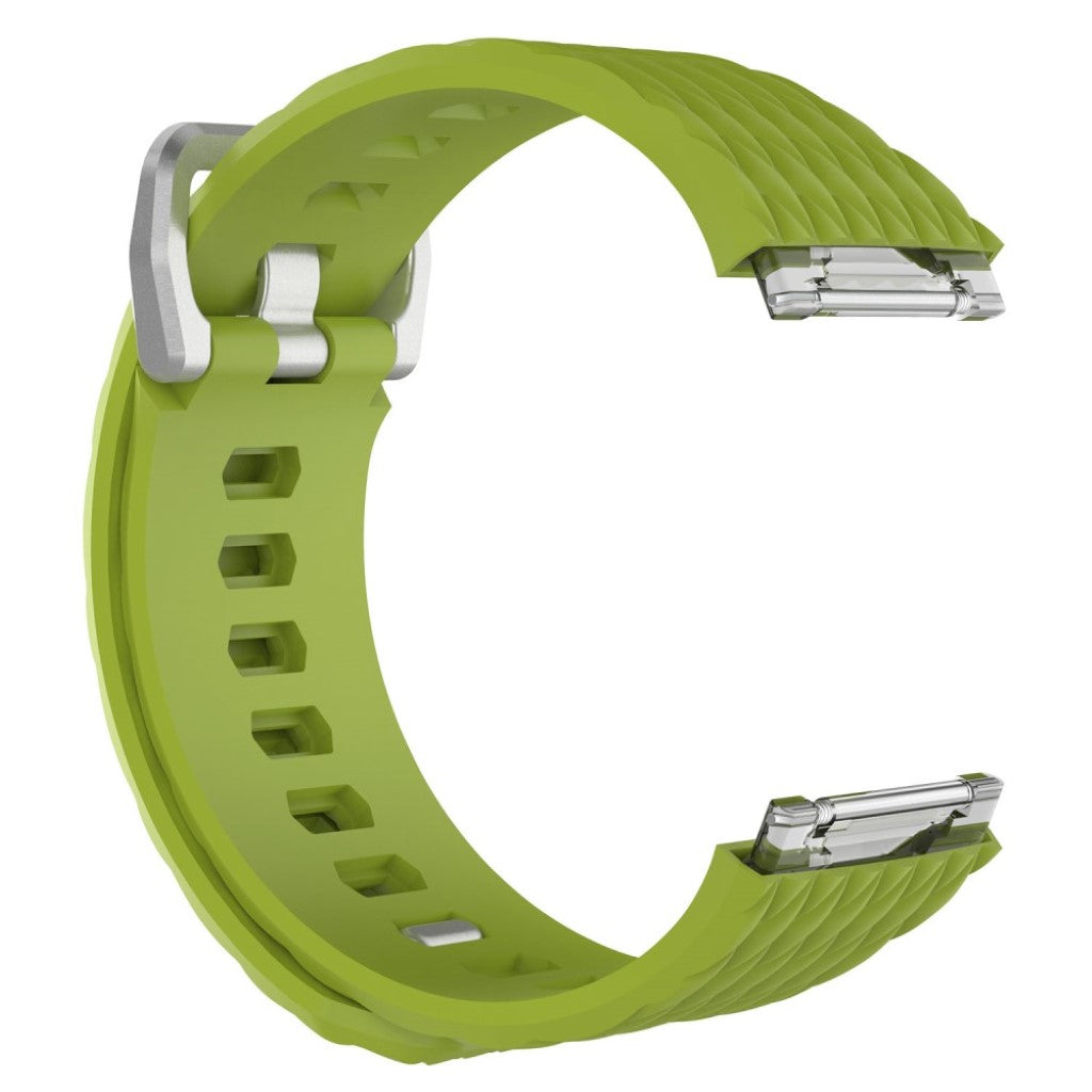 Helt vildt kønt Fitbit Ionic Silikone Rem - Størrelse: S - Grøn#serie_11