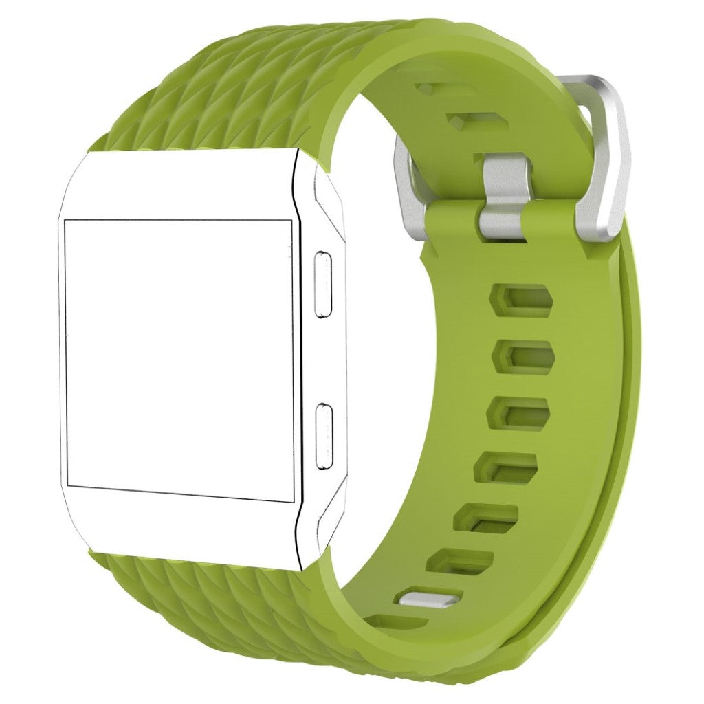 Helt vildt kønt Fitbit Ionic Silikone Rem - Størrelse: S - Grøn#serie_12