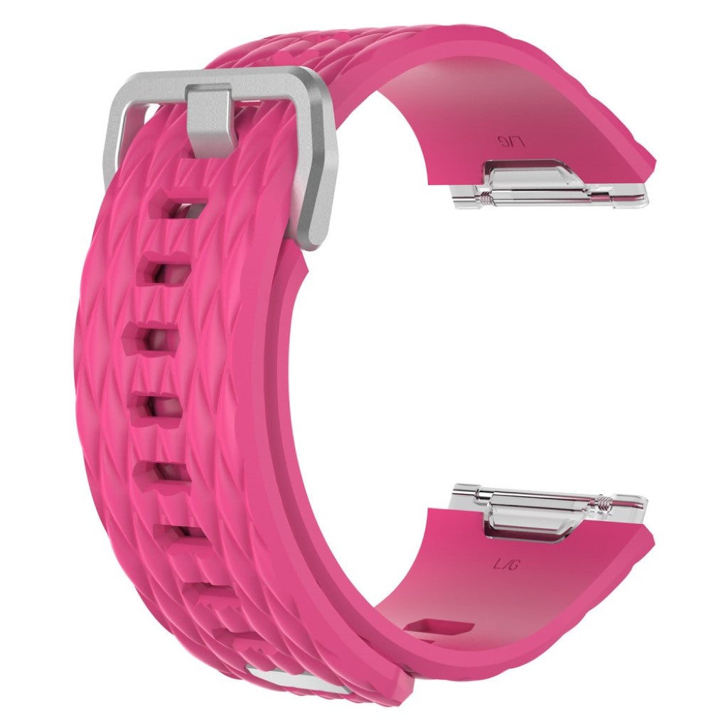 Helt vildt kønt Fitbit Ionic Silikone Rem - Størrelse: S - Pink#serie_14