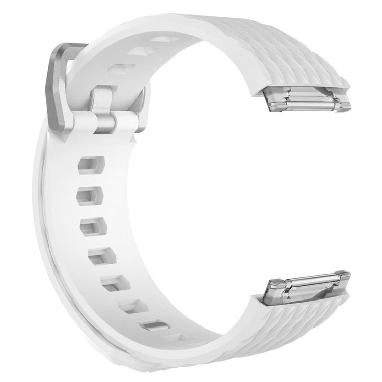 Helt vildt kønt Fitbit Ionic Silikone Rem - Størrelse: S - Hvid#serie_17