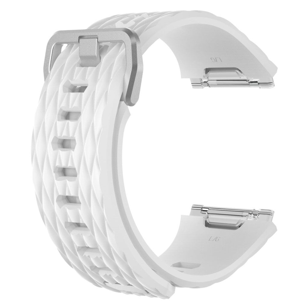Helt vildt kønt Fitbit Ionic Silikone Rem - Størrelse: S - Hvid#serie_17