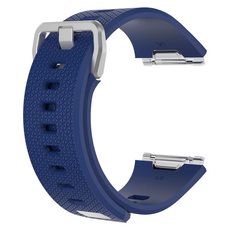 Super kønt Fitbit Ionic Silikone Rem - Blå#serie_4