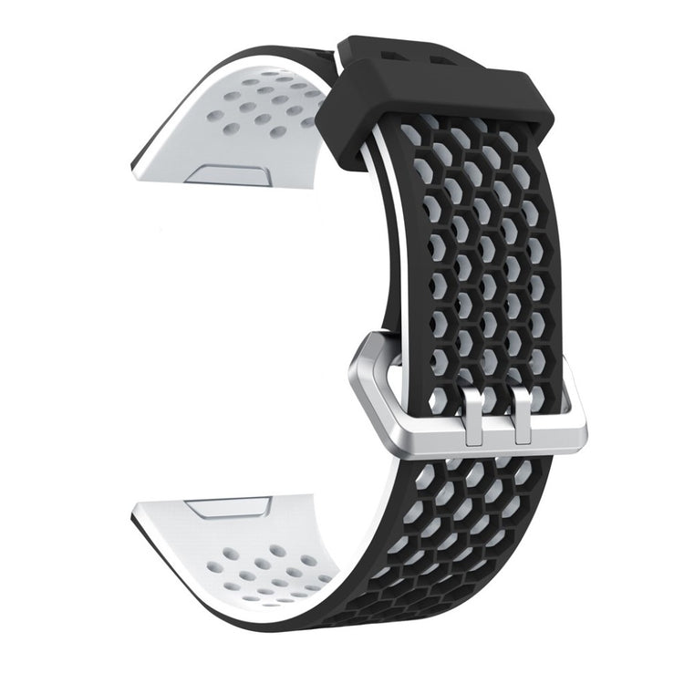 Vildt nydelig Fitbit Ionic Silikone Rem - Sort#serie_12