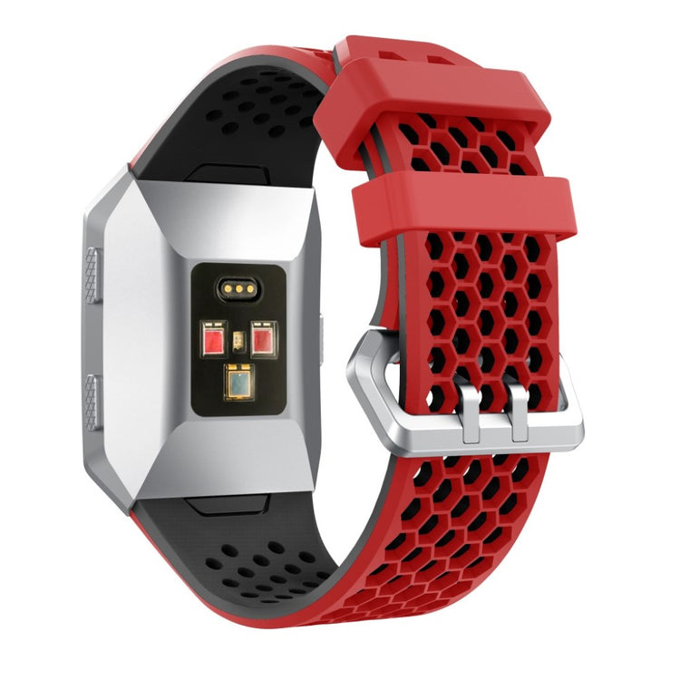 Vildt nydelig Fitbit Ionic Silikone Rem - Rød#serie_3