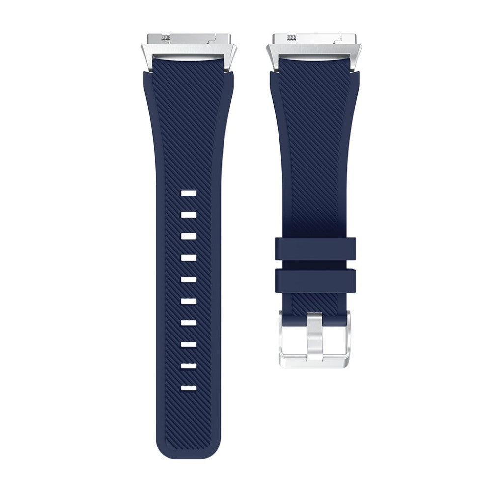 Helt vildt slidstærk Fitbit Ionic Silikone Rem - Blå#serie_4