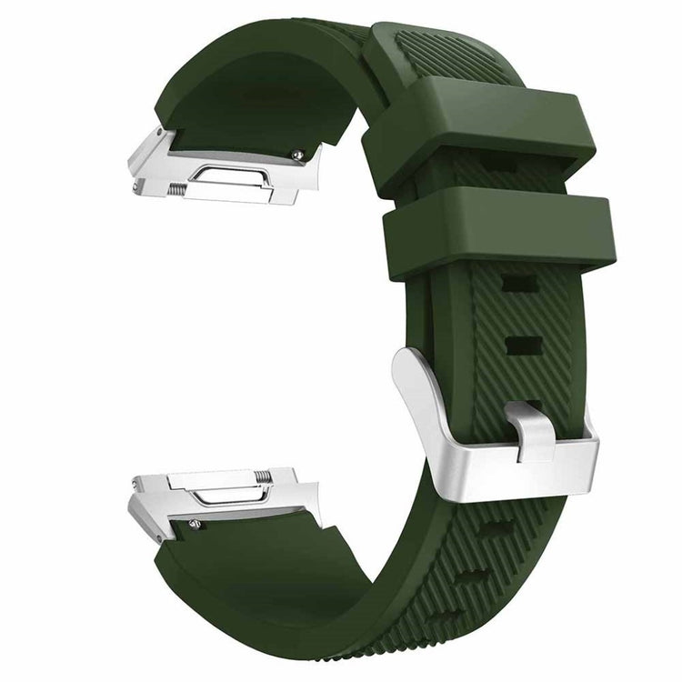 Helt vildt slidstærk Fitbit Ionic Silikone Rem - Grøn#serie_7