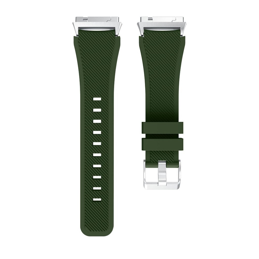 Helt vildt slidstærk Fitbit Ionic Silikone Rem - Grøn#serie_7