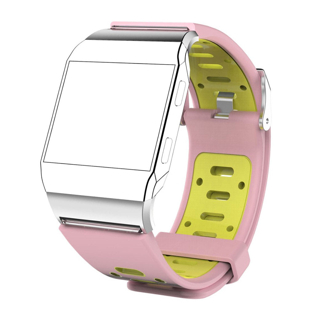Fantastisk Fitbit Ionic Silikone Rem - Pink#serie_4