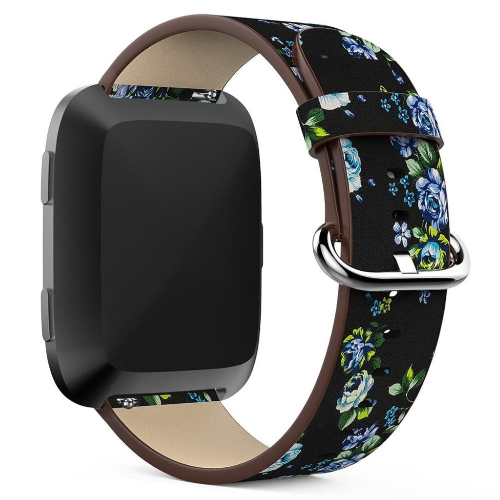 Vildt rart Fitbit Versa Ægte læder Rem - Flerfarvet#serie_1
