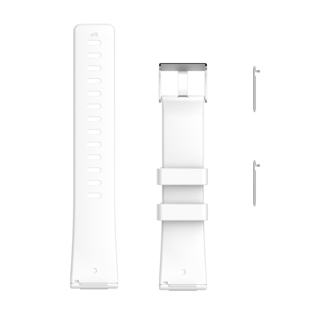 Stilfuld Fitbit Versa Plastik Rem - Hvid#serie_12