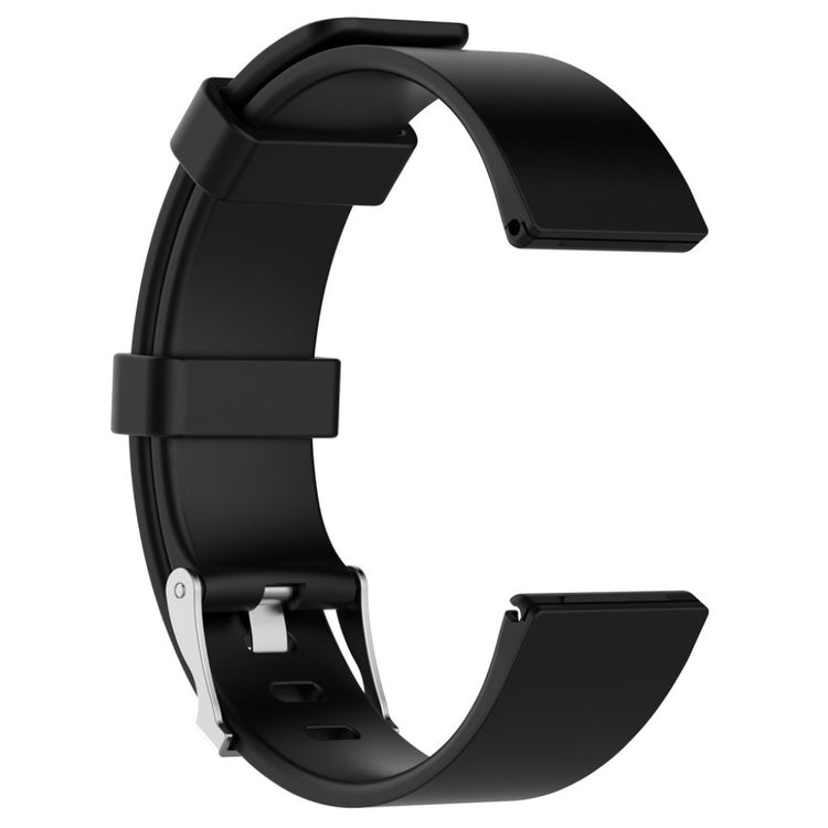 Stilfuld Fitbit Versa Plastik Rem - Sort#serie_13