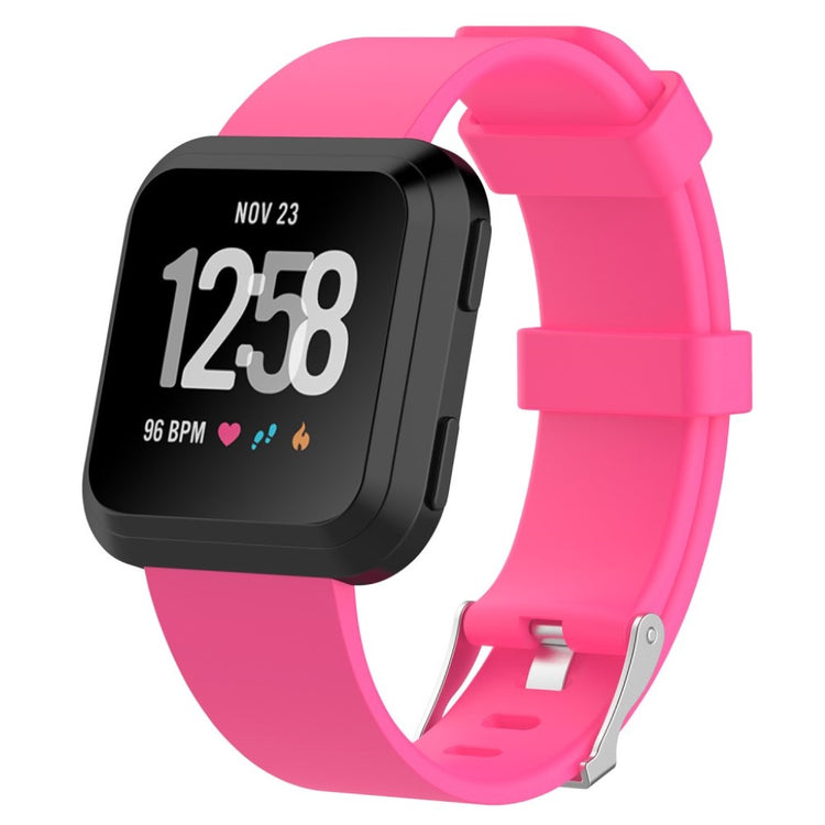 Stilfuld Fitbit Versa Plastik Rem - Pink#serie_9