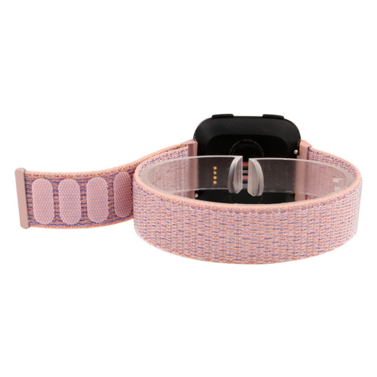 Mega godt Fitbit Versa Nylon Rem - Pink#serie_6