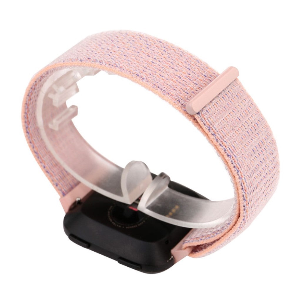 Mega godt Fitbit Versa Nylon Rem - Pink#serie_6