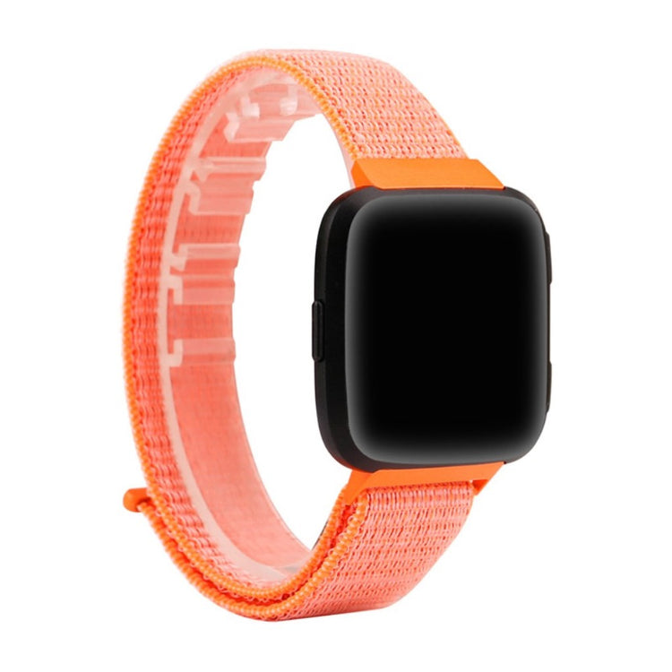 Mega godt Fitbit Versa Nylon Rem - Orange#serie_7