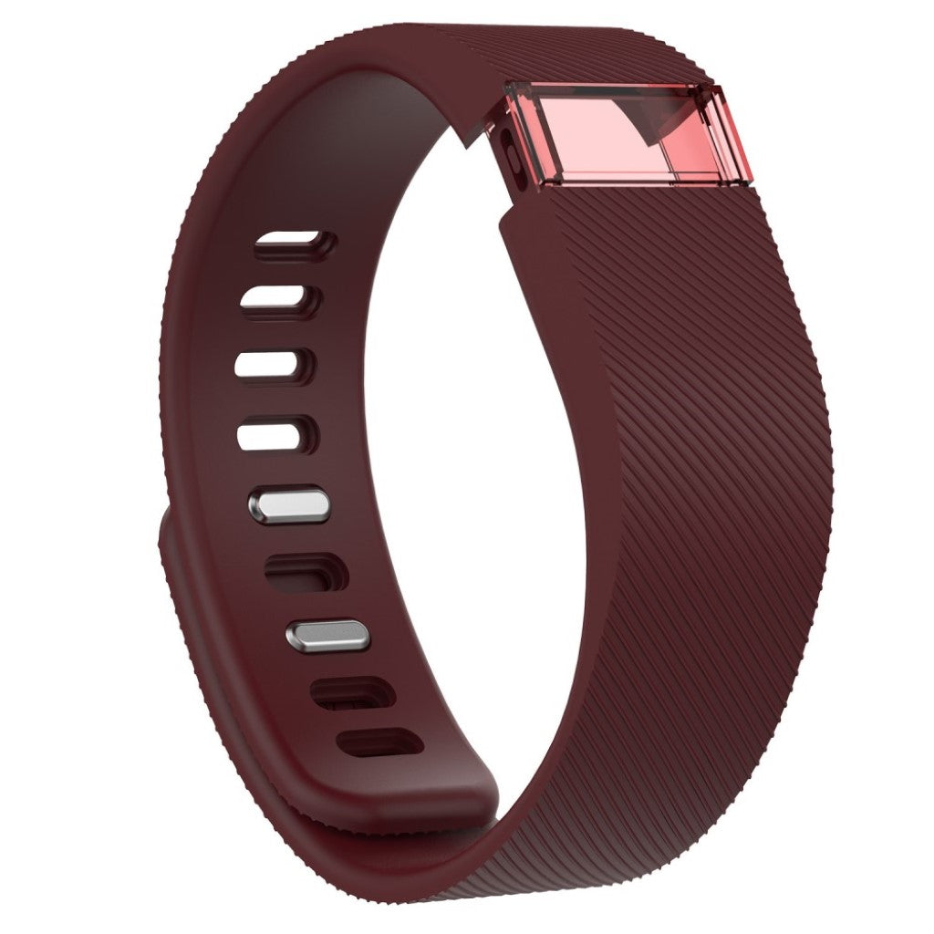 Vildt fed Fitbit Charge Silikone Rem - Rød#serie_5