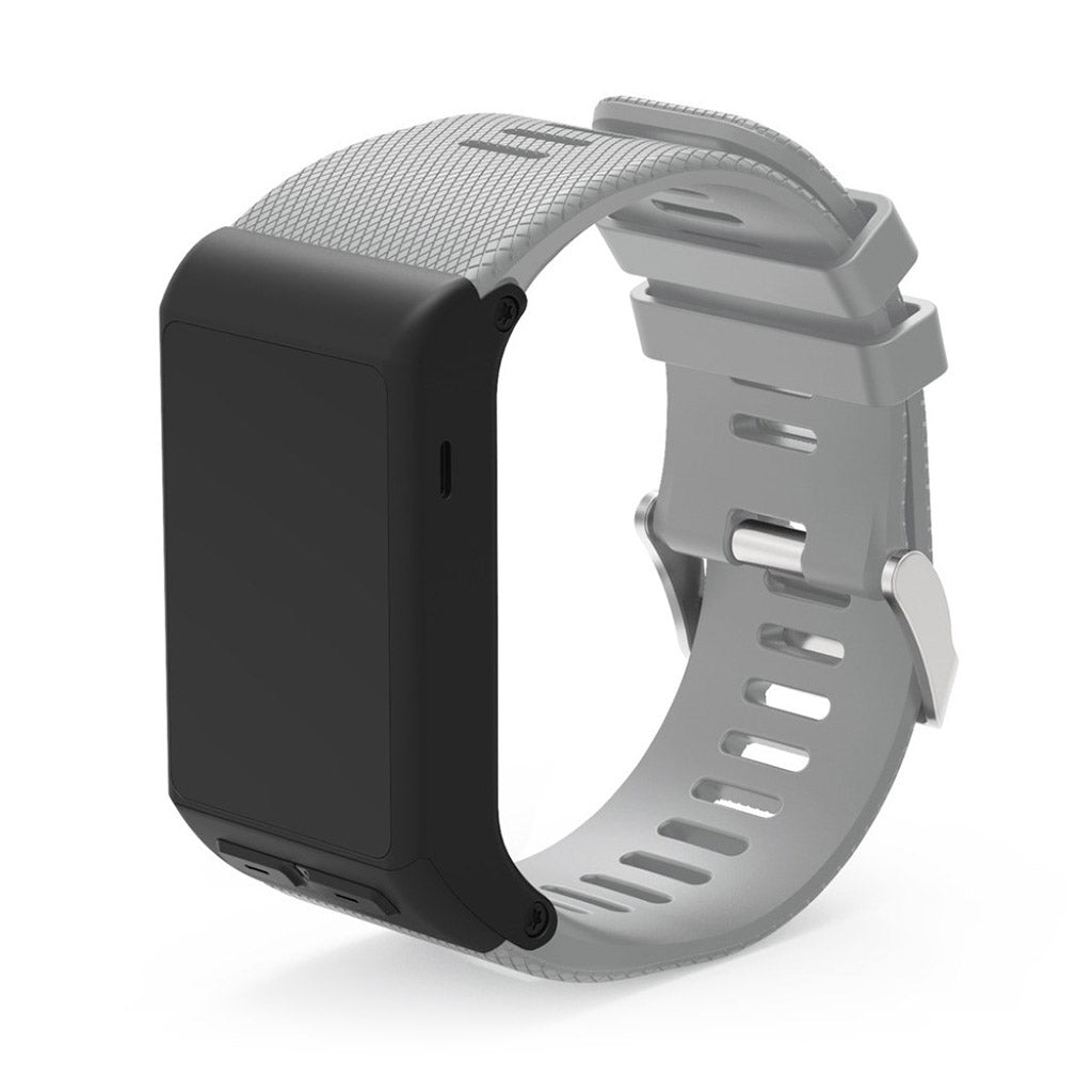 Rigtigt sejt Garmin Vivoactive HR Silikone Rem - Sølv#serie_8