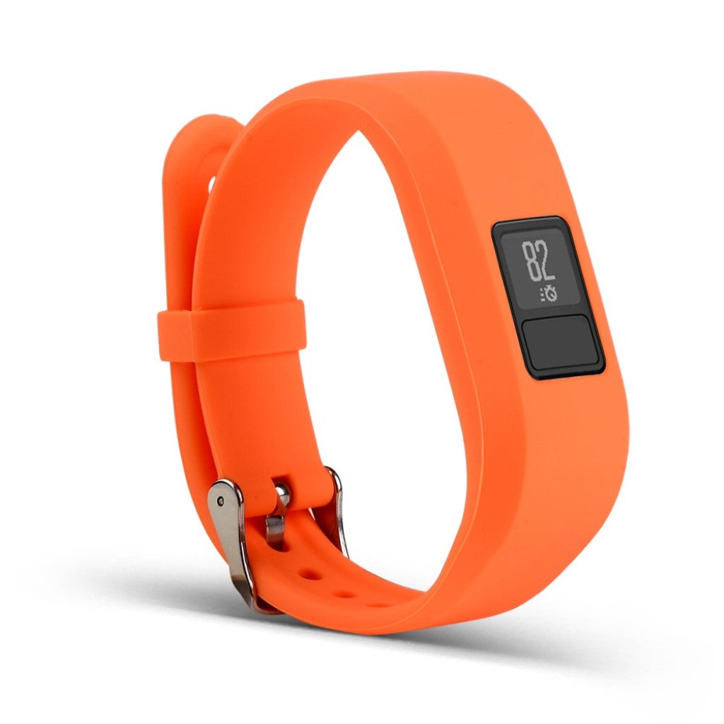 Rigtigt sejt Garmin Vivofit 3 Silikone Rem - Orange#serie_7