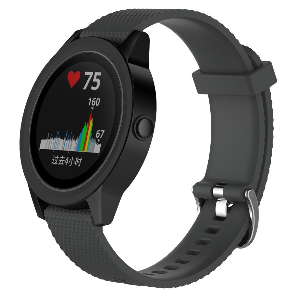  Garmin Vivomove HR / Garmin Forerunner 920 XT Silikone Rem - Sølv#serie_7