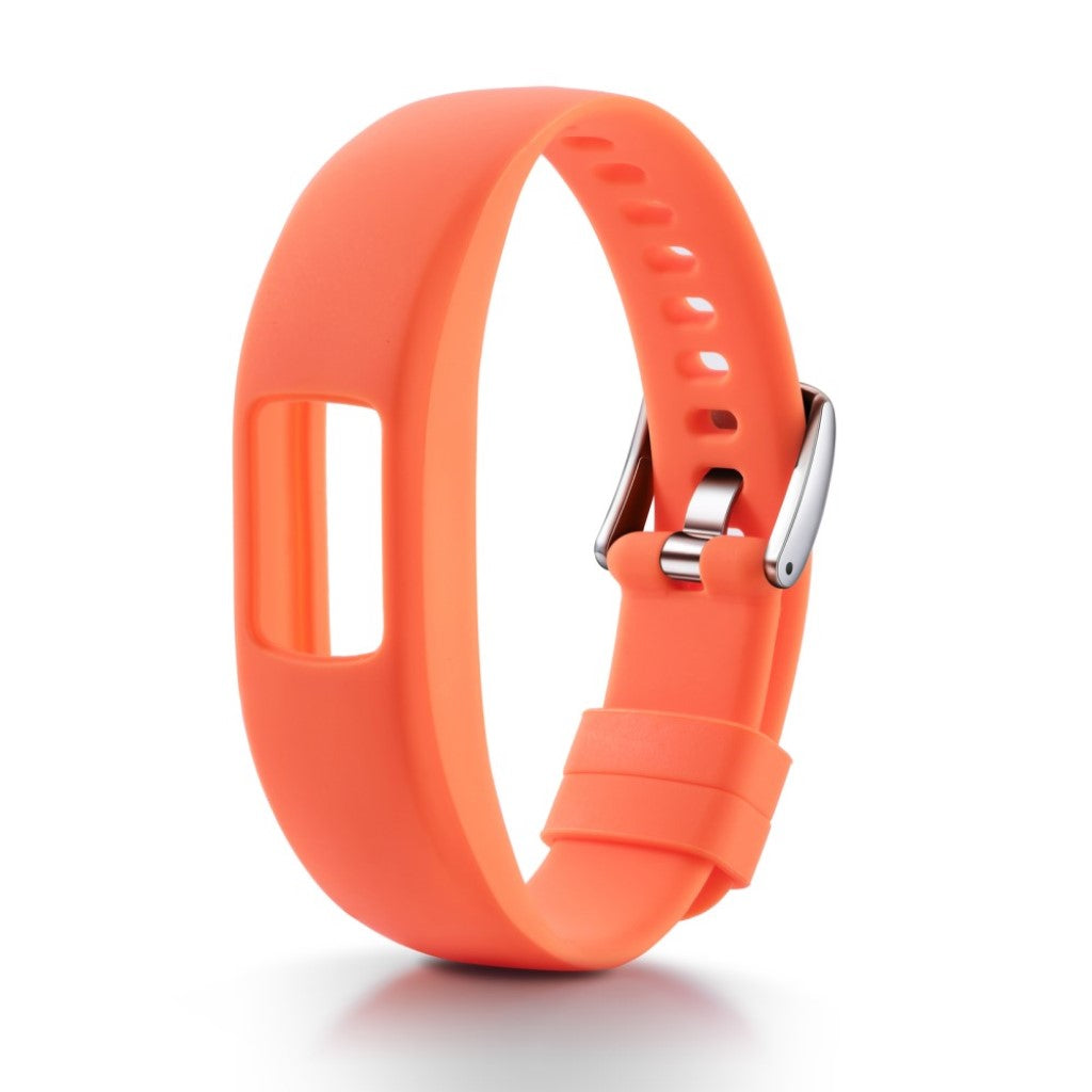 Super nydelig Garmin Vivofit 4 Silikone Rem - Orange#serie_6