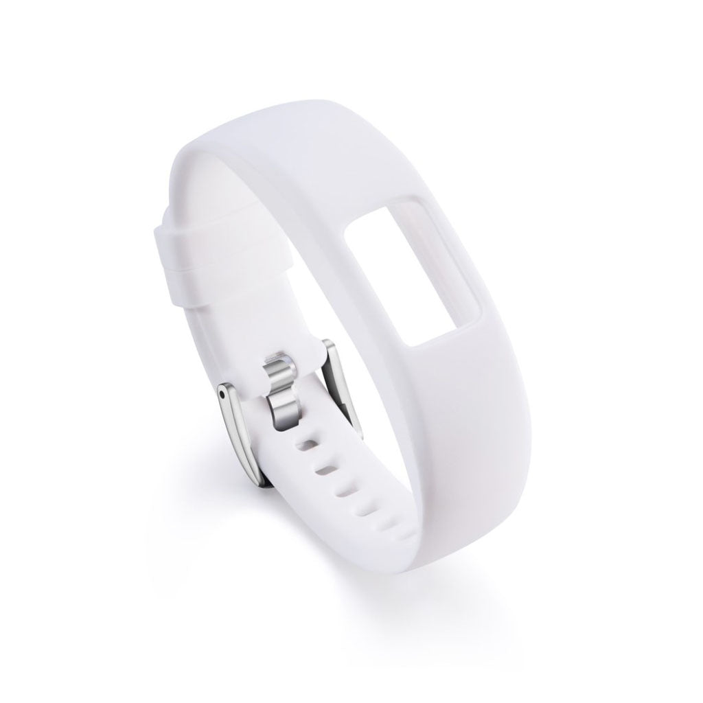 Super nydelig Garmin Vivofit 4 Silikone Rem - Hvid#serie_9