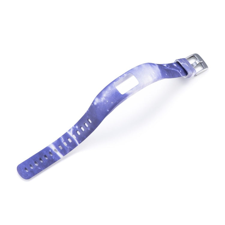 Holdbart Garmin Vivofit 4 Silikone Rem - Blå#serie_3