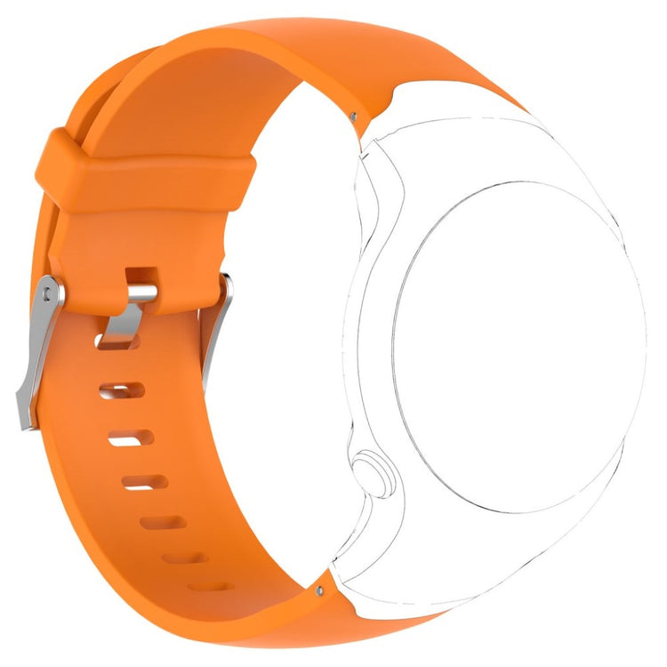 Super fint Garmin Approach S3 Metal og Silikone Rem - Orange#serie_4