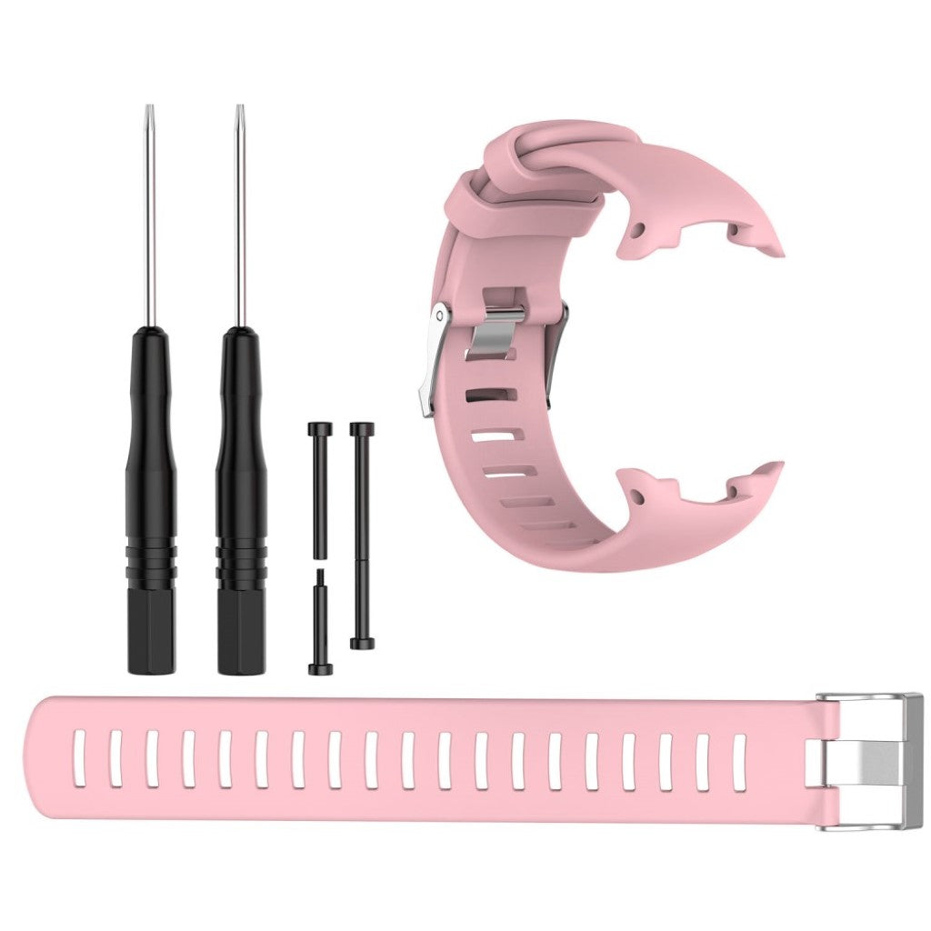 Mega hårdfør Suunto D4i Novo Silikone Rem - Pink#serie_5