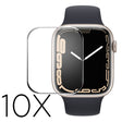 10stk Plastik 3D Kurvet Skærmbeskytter passer til Apple Watch Series 7 45mm