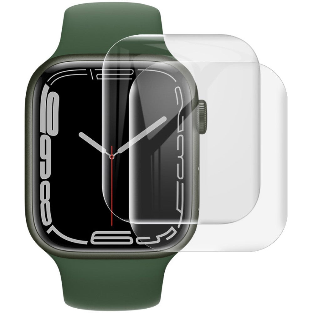 2stk Apple Watch Series 7 45mm Plastik Skærmbeskytter - Gennemsigtig#serie_370