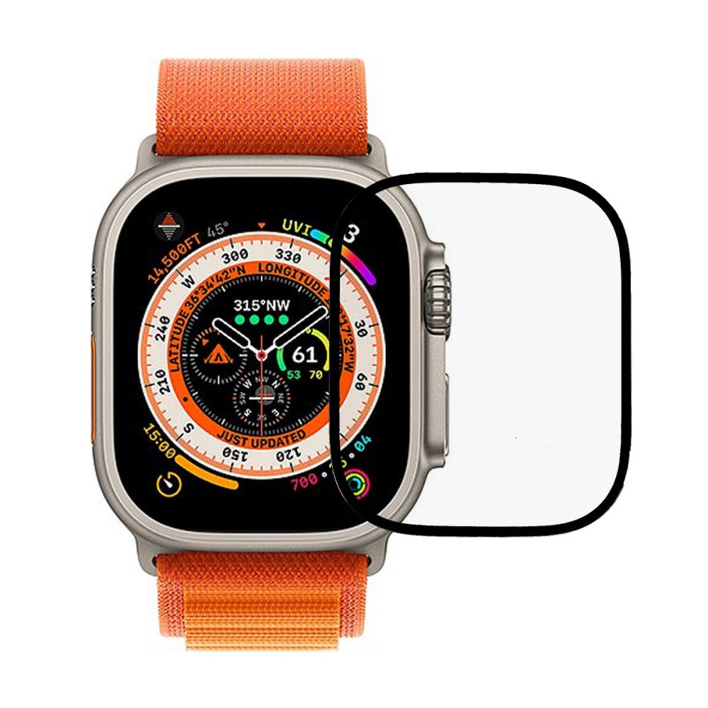 Apple Watch Ultra Hærdet Glas  HD Skærmbeskytter - Gennemsigtig#serie_604