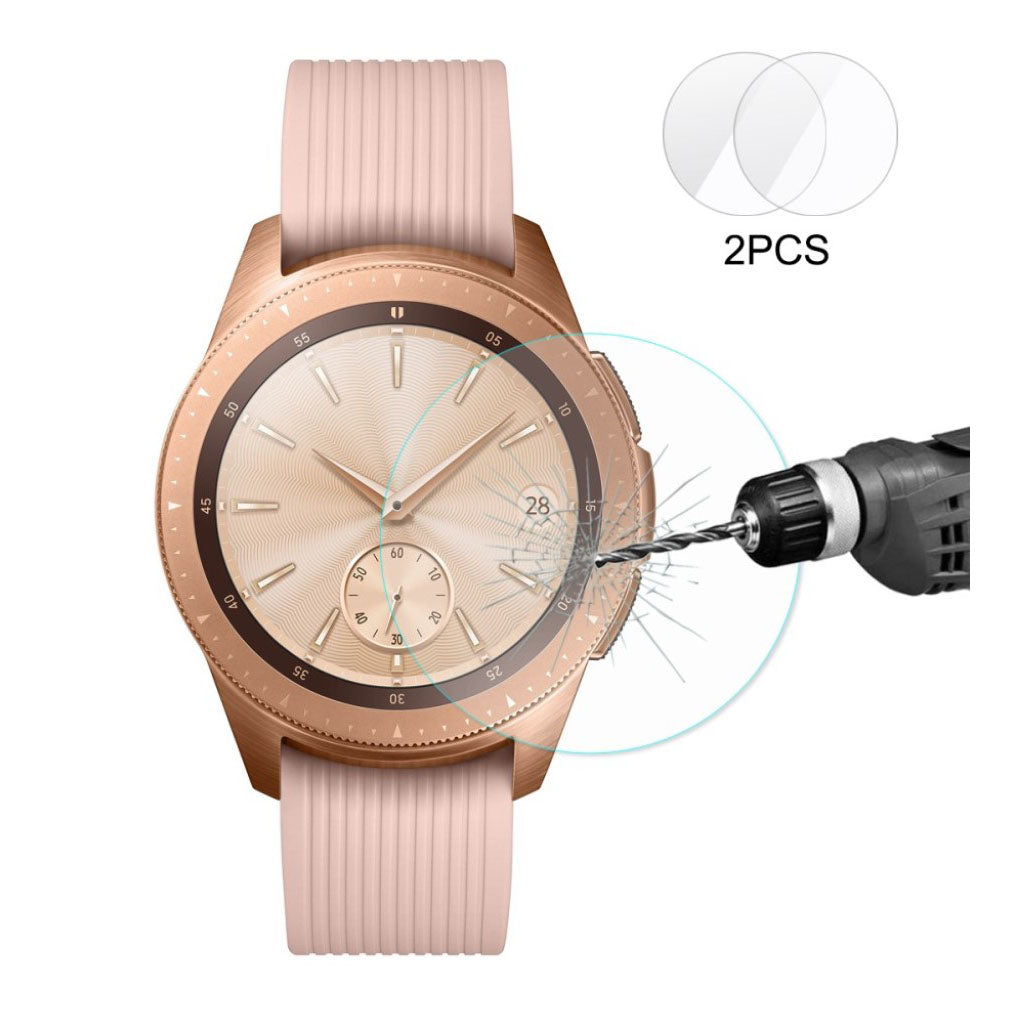 2stk Samsung Galaxy Watch (42mm) Hærdet Glas Skærmbeskytter - Gennemsigtig#serie_276