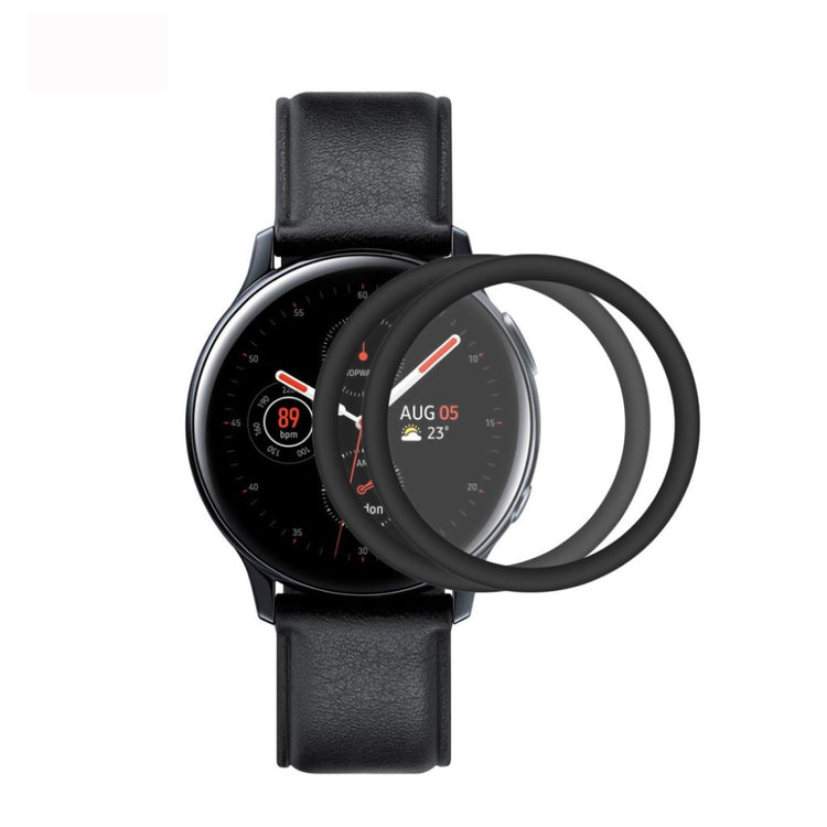 2stk Samsung Galaxy Watch Active 2 - 44mm Plastik Skærmbeskytter - Gennemsigtig#serie_470
