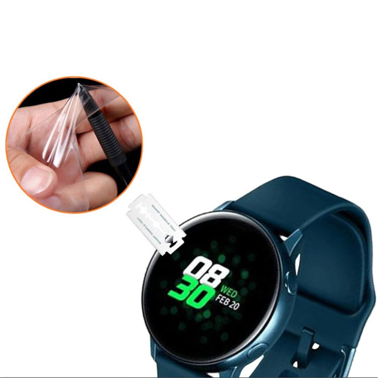 Samsung Galaxy Watch 4 (40mm) Plastik  HD Skærmbeskytter - Gennemsigtig#serie_535