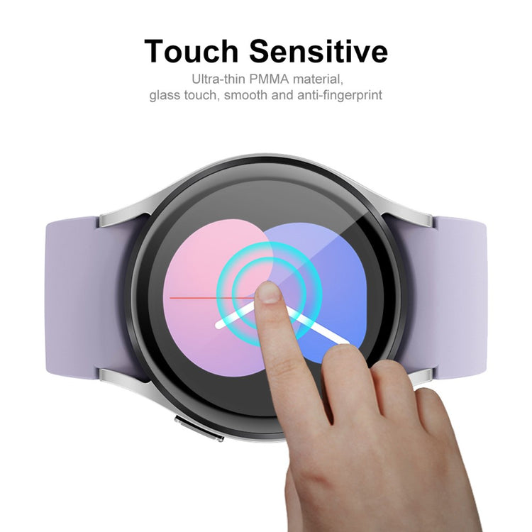 Samsung Galaxy Watch 5 (40mm) Plastik  3D Kurvet Skærmbeskytter - Gennemsigtig#serie_935
