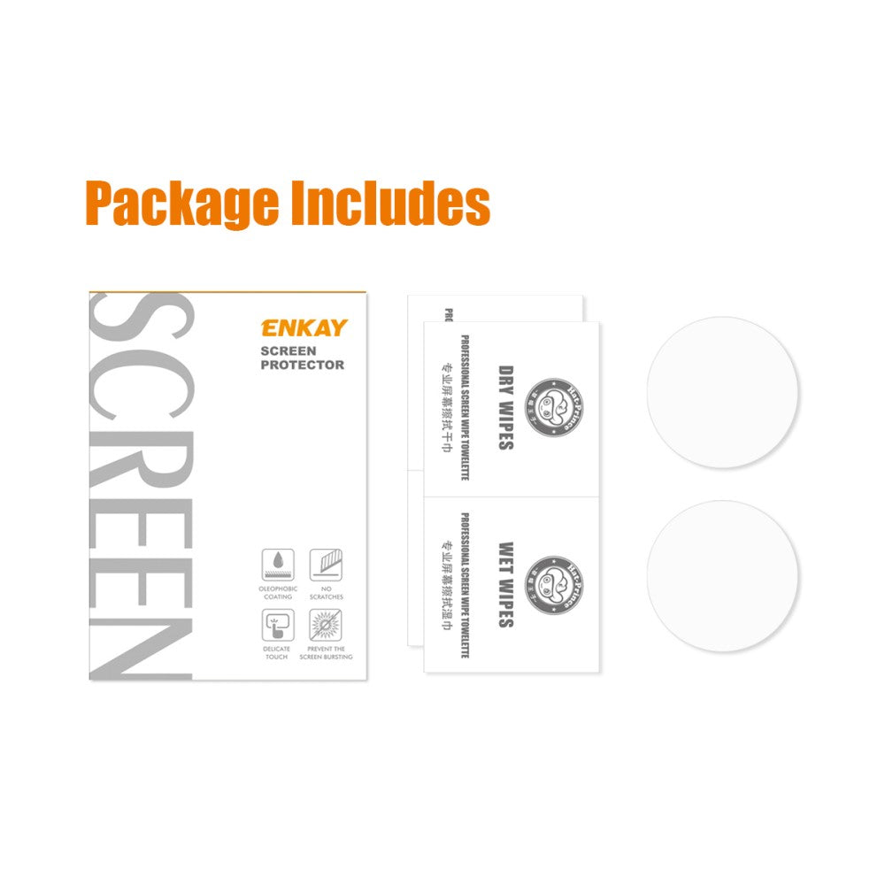 2stk Samsung Galaxy Watch 5 (44mm) Plastik Skærmbeskytter - Gennemsigtig#serie_931