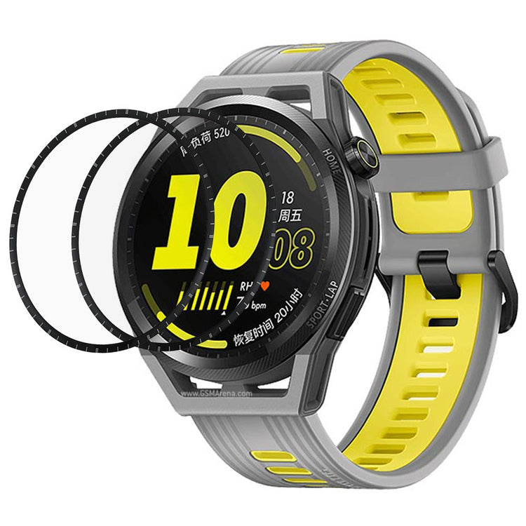 2stk Huawei Watch GT Runner Plastik  HD Skærmbeskytter - Gennemsigtig#serie_332