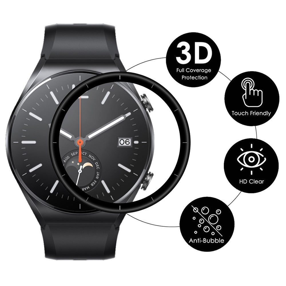 2stk Xiaomi Watch S1 Plastik  HD Skærmbeskytter - Gennemsigtig#serie_138