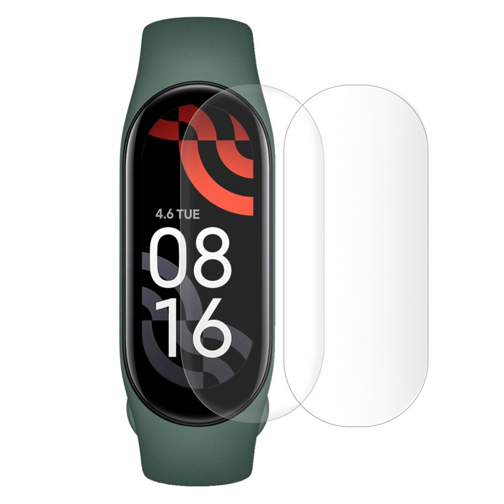 2stk Xiaomi Mi Band 7 Plastik Skærmbeskytter - Gennemsigtig#serie_244