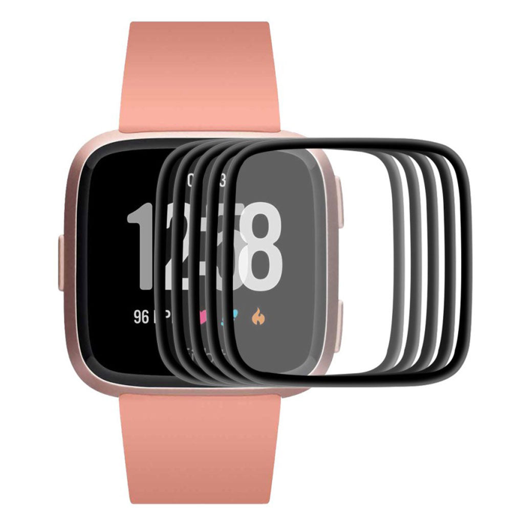 5stk Fitbit Versa 3 / Fitbit Sense Glas Skærmbeskytter - Gennemsigtig#serie_637