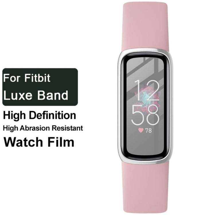 Fitbit Luxe Plastik Skærmbeskytter - Gennemsigtig#serie_640