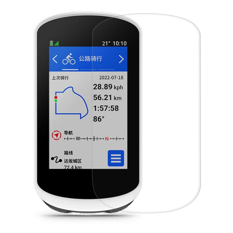 Garmin Edge Explore 2 Plastik Skærmbeskytter - Gennemsigtig#serie_253