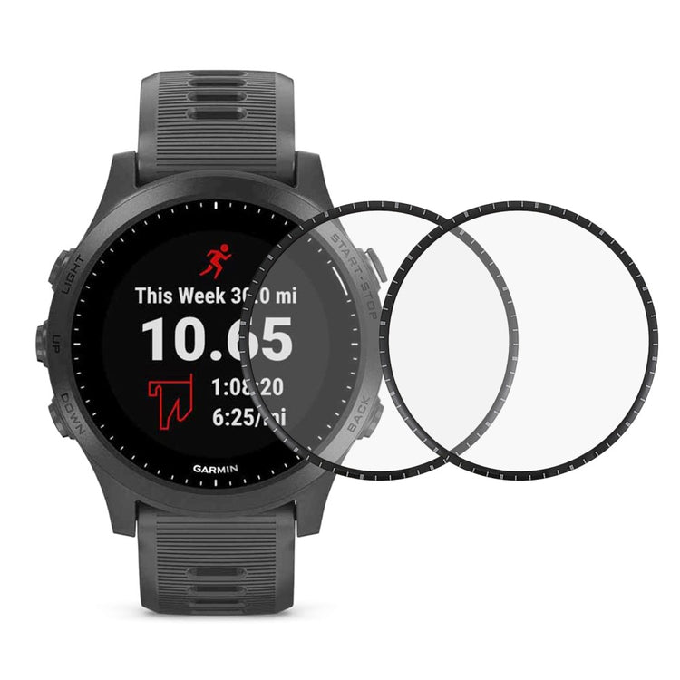 2stk Garmin Forerunner 945 Plastik  HD Skærmbeskytter - Gennemsigtig#serie_189