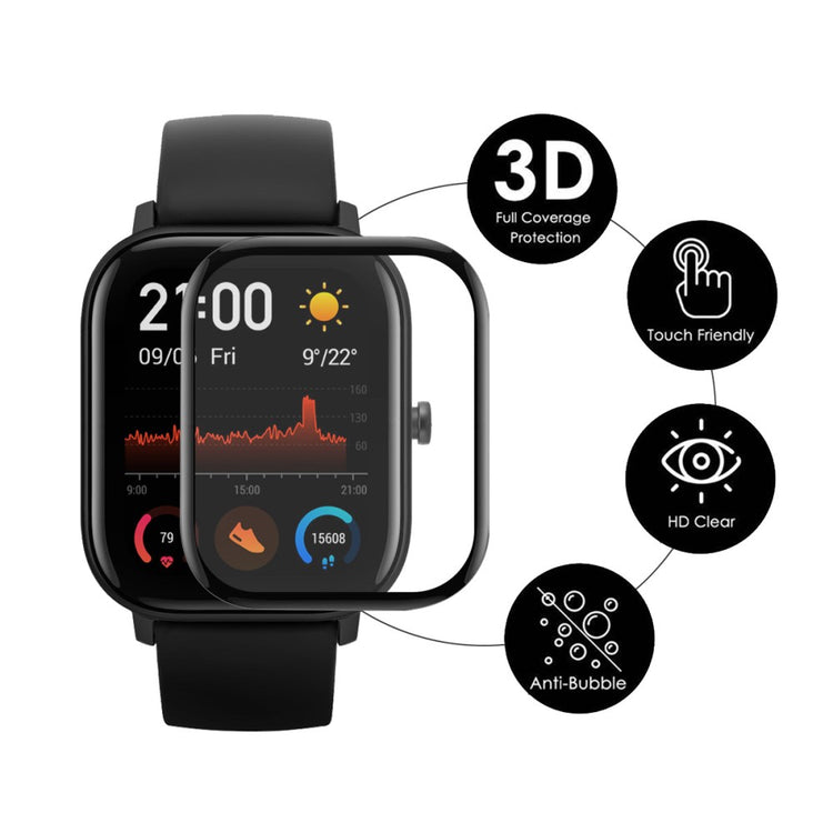 2stk Amazfit GTS 4 Plastik  HD Skærmbeskytter - Gennemsigtig#serie_3